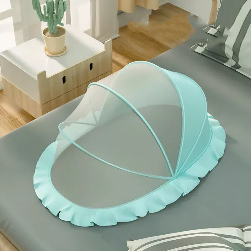 Foldable Cartoon-Style Mosquito Net Canopy