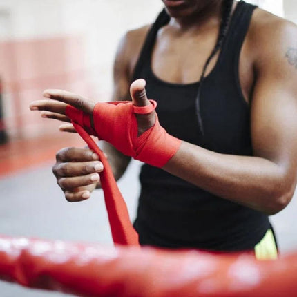 2 rollos de vendas de algodón para boxeo de 2,5 m: correas duraderas para entrenamiento de MMA, kickboxing y muay thai