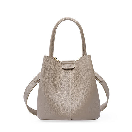 Sac seau en cuir pour femme