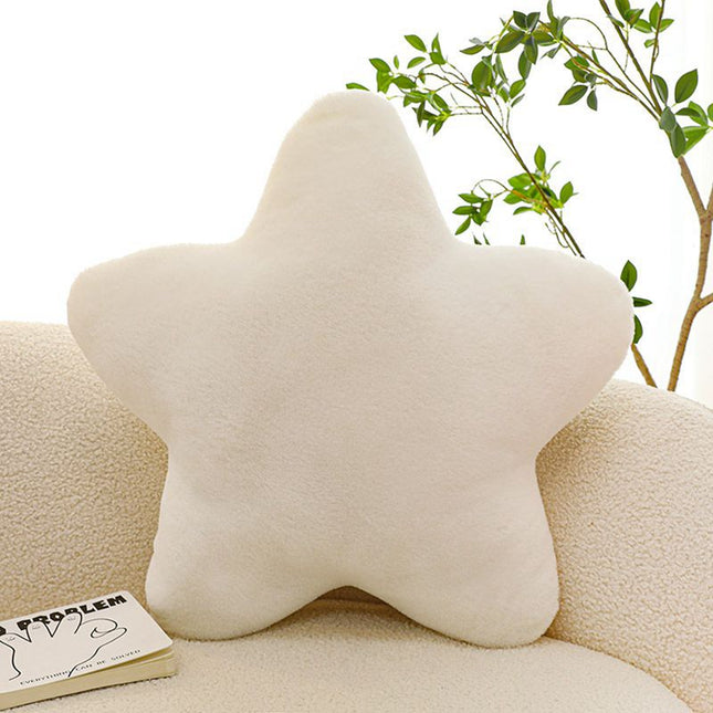 Almohada de peluche con forma de estrella acogedora de 30 cm