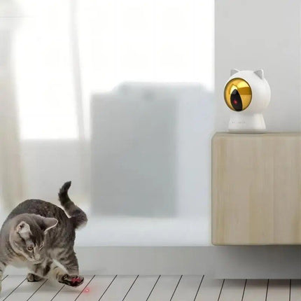 Interactive Cat Laser Toy - Rechargeable & App-Controlled Light Machine - Wnkrs