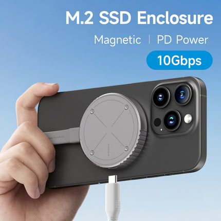 Magnetic M.2 2230 NVMe SSD Enclosure