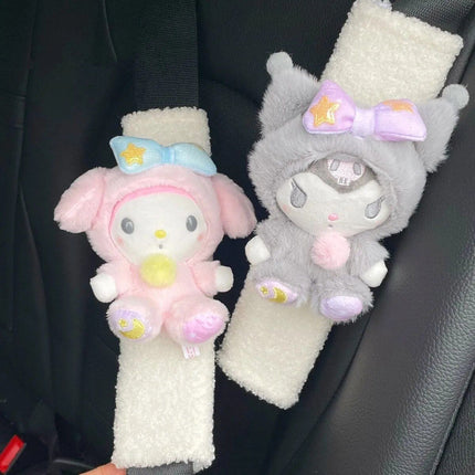 Cute Cartoon Dog Car Seat Belt Shoulder Protector - Wnkrs