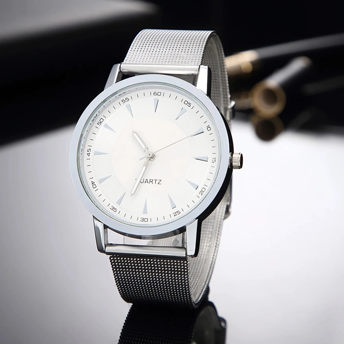 Women's Minimalist Stainless Steel Quartz Watch
