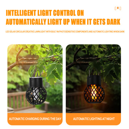 Solar LED Flame Lantern