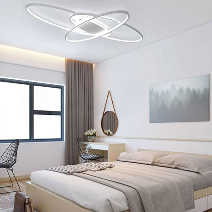 Contemporary Black & White LED Ceiling Light - Wnkrs