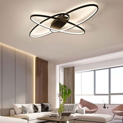 Contemporary Black & White LED Ceiling Light - Wnkrs