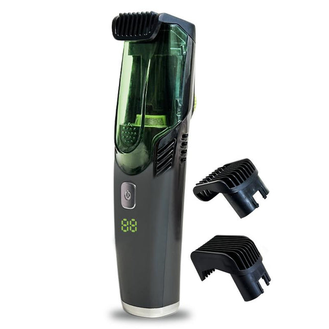 Tondeuse à barbe sans fil pour hommes avec aspirateur intégré et 20 réglages de coupe