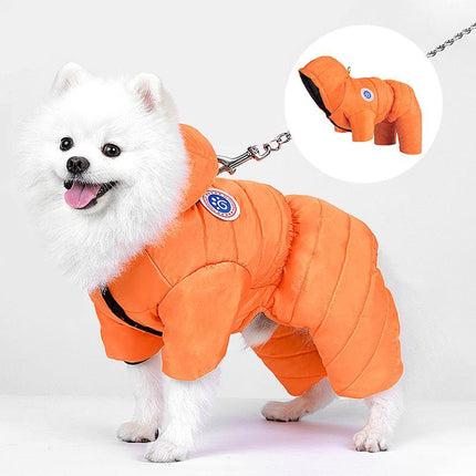 Combinaison d'hiver chaude et imperméable pour chien