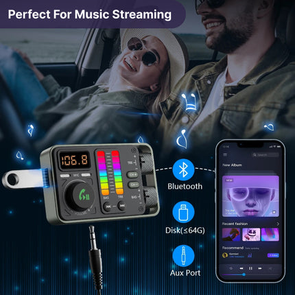 Transmetteur FM Bluetooth 5.3 pour voiture