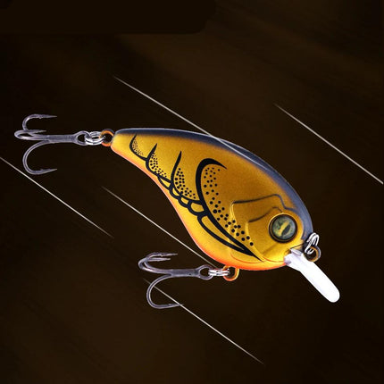 Señuelo de pesca con crankbait flotante de 70 mm y 9 g de lanzamiento largo