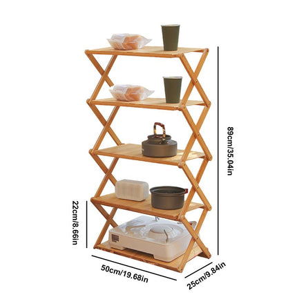 Estantería para acampar al aire libre