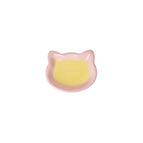 S / Chat rose jaune