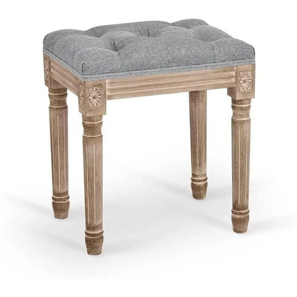 Elegant Vintage Ottoman Stool - Wnkrs