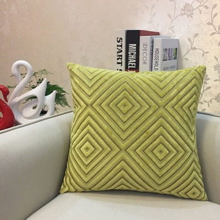 Home Decorative Sofa Throw Pillows Flannel Cushion Cover - Wnkrs