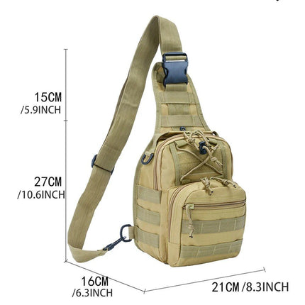 Men's Tactical Multi-Use Chest Bag for Outdoor Adventures - Wnkrs