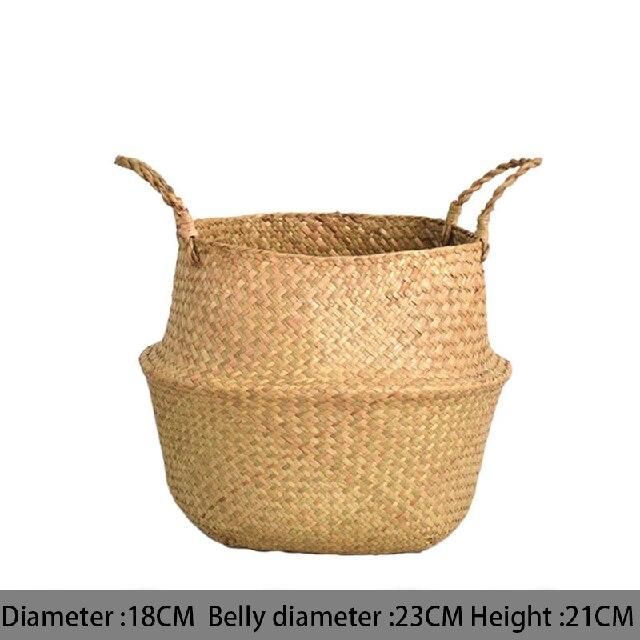 Versatile Wicker Seagrass Planter and Storage Basket - Wnkrs