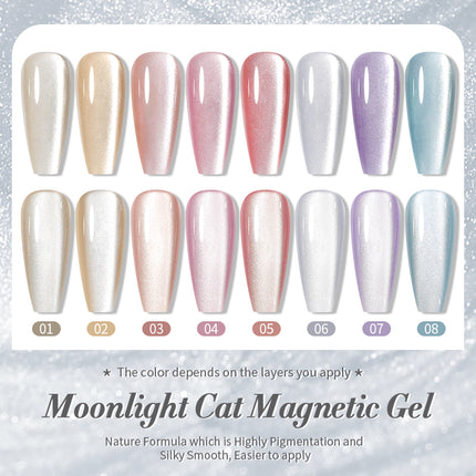 Esmalte de uñas en gel magnético Moonlight Cat