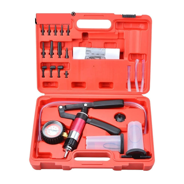 Hand Held Vacuum Pump and Brake Bleeder Tool Kit - Wnkrs