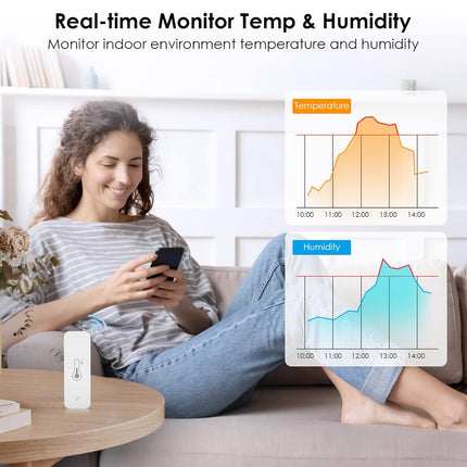 Smart WiFi Temperature & Humidity Sensor