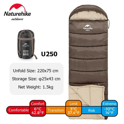 Ultralight Waterproof Envelope Cotton Quilt Sleeping Bag - Wnkrs