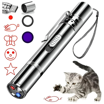 Jouet laser rechargeable par USB pour chat