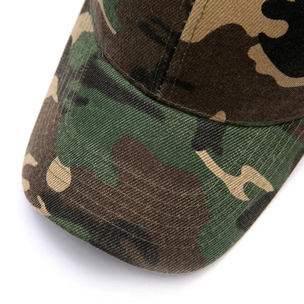 Gorra de béisbol militar táctica con camuflaje