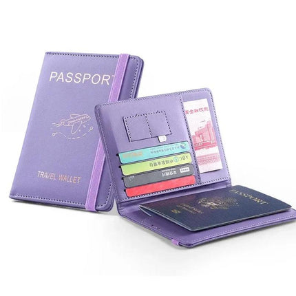 Étui pour passeport d'affaires RFID vintage