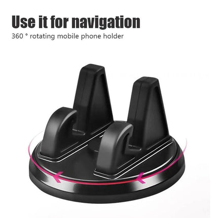 360° Rotatable Anti-Slip Car Phone Mount – Universal Dashboard GPS Holder - Wnkrs