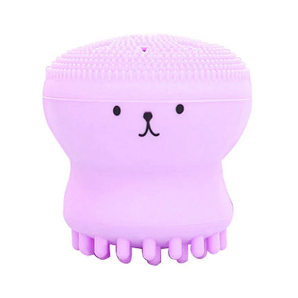 Silicone Octopus Face Cleansing Brush for Exfoliating and Pore Cleaning