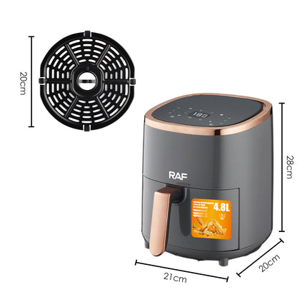 Large Capacity Smart Touch Screen Household Air Fryer - Wnkrs