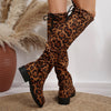 Low heel leopard print