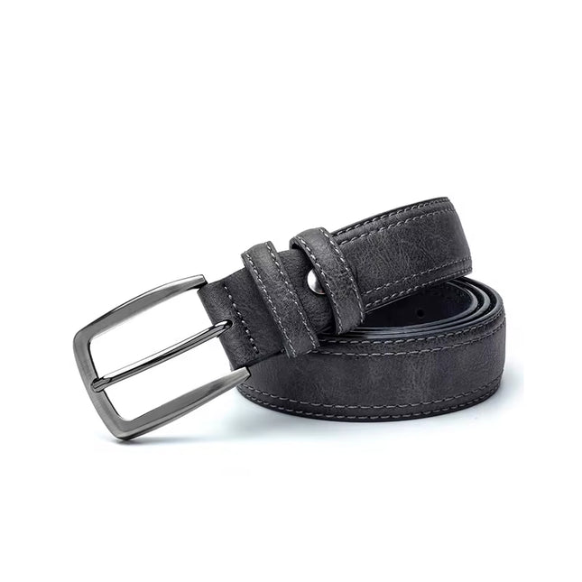 Cinturón de cuero de lujo estilo vintage