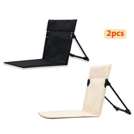 Compact Foldable Beach & Camping Chair with Cushioned Backrest - Wnkrs