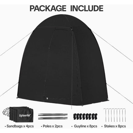 Camping Shower Tent Changing Room - 2 Rooms, UV Protection, Portable - Wnkrs