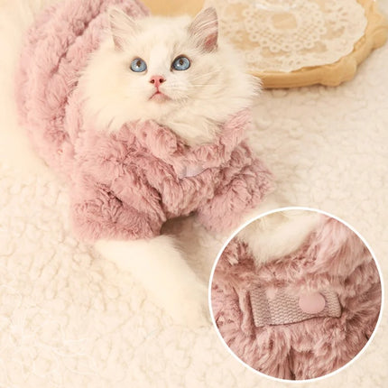 Gilet chaud pour animaux de compagnie pour chats et petits chiens