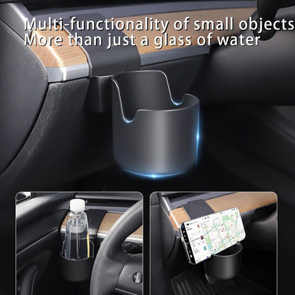 Dashboard Organizer and Water Cup Holder for Tesla Model 3/Y - Wnkrs