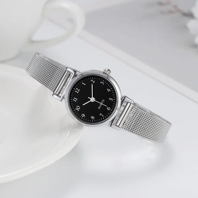 Silver Stainless Steel Women's Fashion Watch