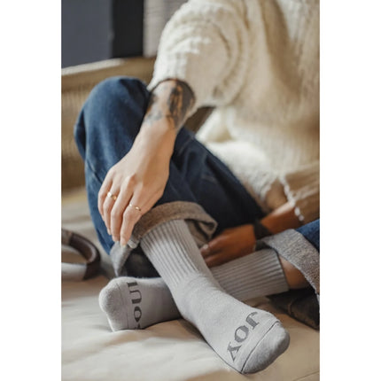 Chaussettes mi-hautes pour femmes avec lettres Love