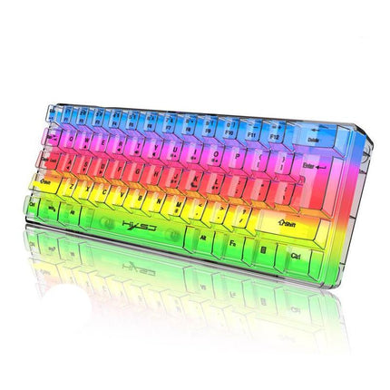 Teclado para juegos con cable RGB compacto al 60 %