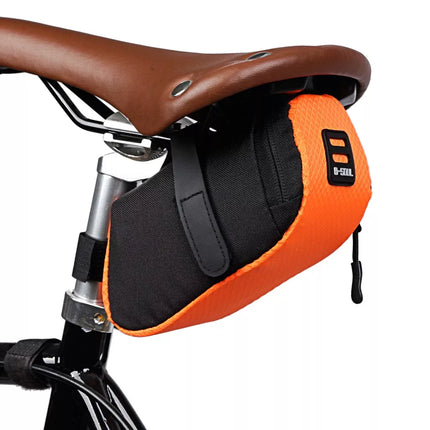 Compact High-Visibility Cycling Saddle Bag: Durable, Reflective, & Spacious - Wnkrs