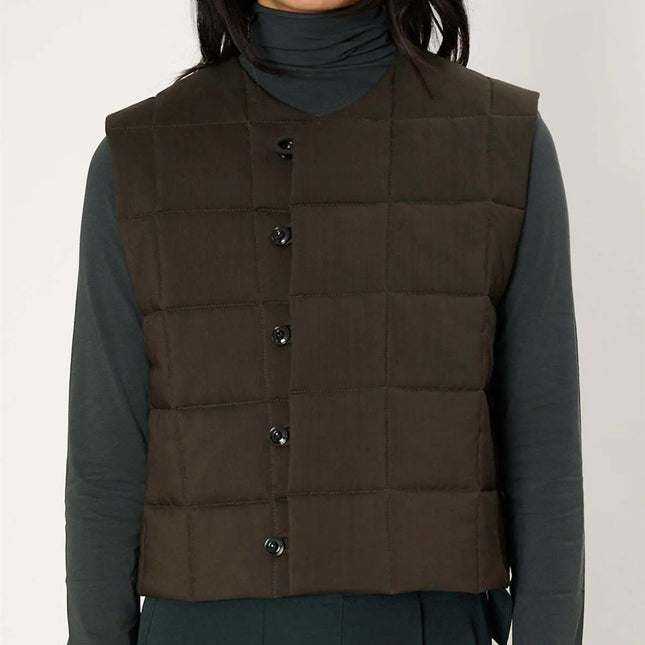 Women's Cotton Diamond Pattern Vest