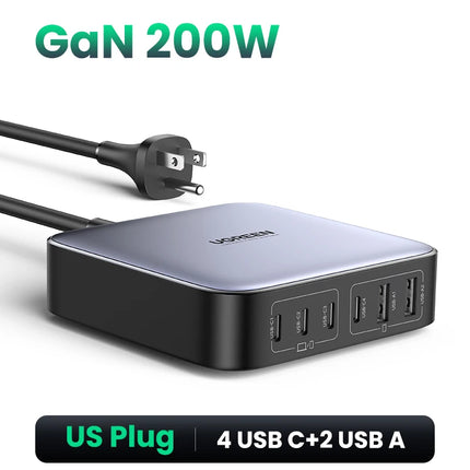 Cargador de escritorio GaN de 200 W