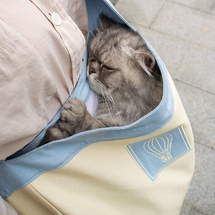 Sac de transport en toile pour chat et petit chien