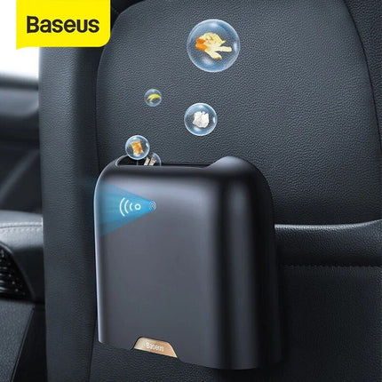 Smart Touchless Car Trash Can with Automatic Lid and USB Charging - Wnkrs