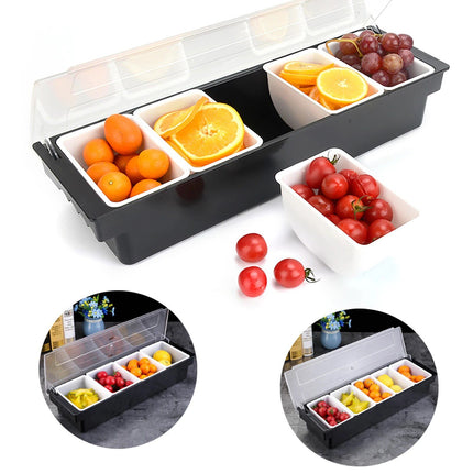 Multifunctional Fruit Box With Hinged Cover - Wnkrs