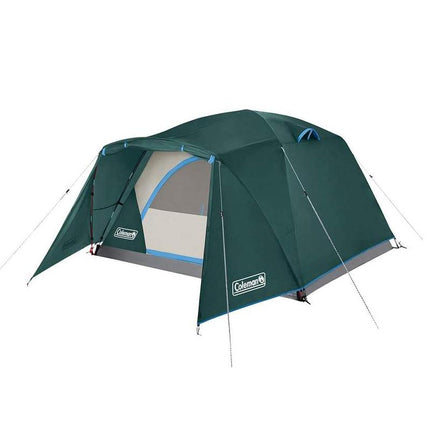 Tente de camping Skydome avec vestibule de protection contre les intempéries