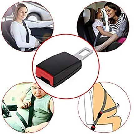 2-Pack Seat Belt Extender - Car Safety Belt Buckle Extension Clip - Wnkrs