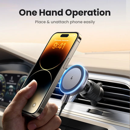 Magnetic Car Phone Holder and Wireless Charger