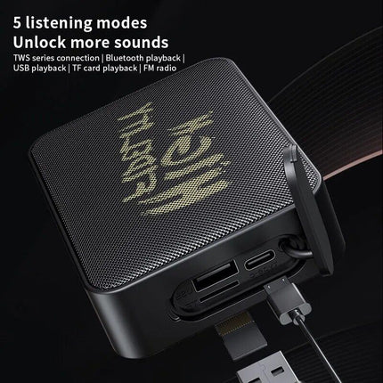 Portable Waterproof Bluetooth Speaker with Enhanced Bass - Wnkrs